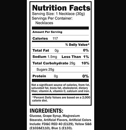 Pecker Candy Necklace - Set of 3