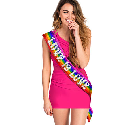 Love is Love Rainbow Sash