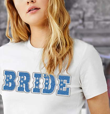 Blue Bride Western Tshirt