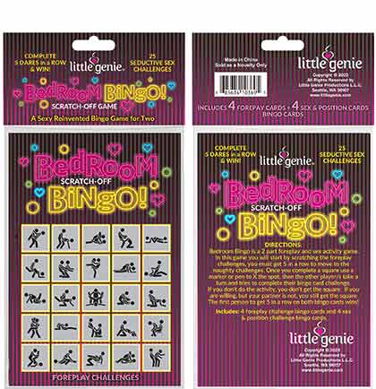 Bedroom Bingo Scratchers