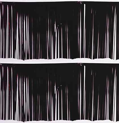 Black Fringe Garland - 6ft