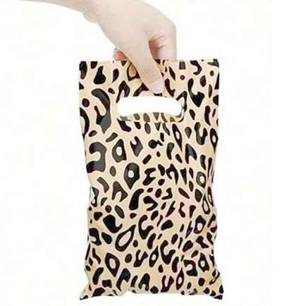 Leopard Print Treat Bag - 20pc