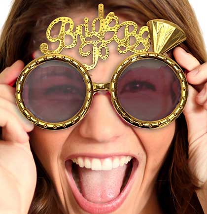 Bride to Be Gold Sunglasses