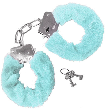 Fuzzy Handcuff Set - Light Blue