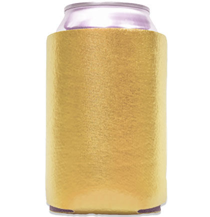 Gold Metallic Can Cover