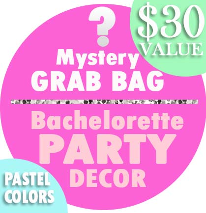 Bachelorette Party Pastels Decor Mystery Grab Bag