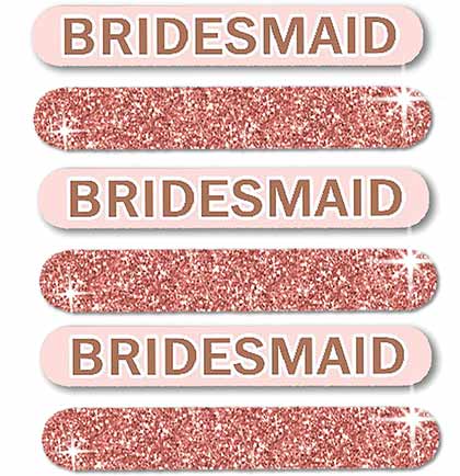 Bridesmaid Nail File Set