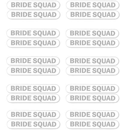 Bride Squad Silver Nail File Set