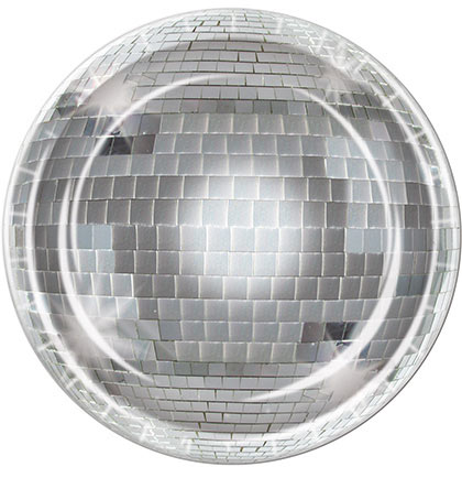 Disco Ball Dinner Plates