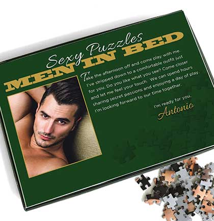 Sexy Puzzles Men in Bed: Antonio