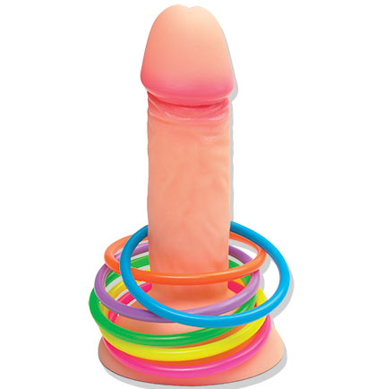 6" Tall Pecker Ring Toss Party Game