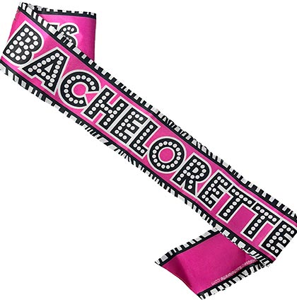 Front & Back Print Bachelorette Sash