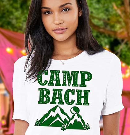 Camp Bach White Tshirt