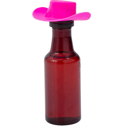Pink Cowgirl Hat Mini Shooter Toppers Set of 3