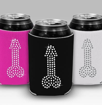 Rhinestone Pecker Can Cover