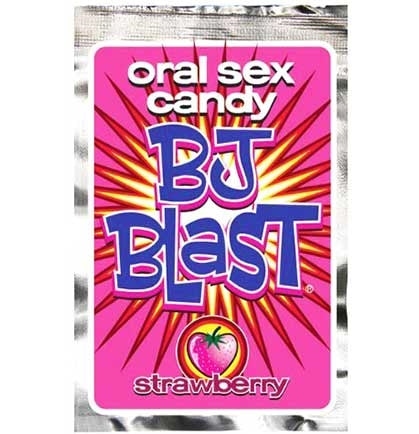 BJ Blast Oral Sex Strawberry Fizzy Candy