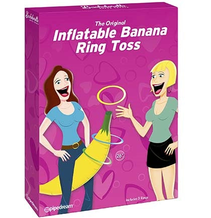 Inflatable Banana Ring Toss Party Game