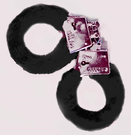 Fuzzy Handcuff Set - Black