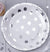 These 9" dinner plates feature a fun silver and white polka dot pattern that is sure to be the focal point of the room. Combine with solid color selections in silver, white, or a bold pop of color to create a fun statement.