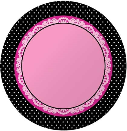 These dinner plates show off your wild side and your lady-like side at the same time! The plates feature a zebra print along with polka dots and pink.