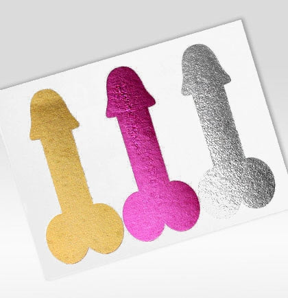 Metallic Pen*s Temporary Tattoos