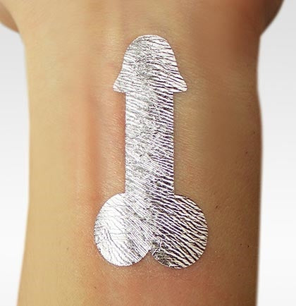 Metallic Pen*s Temporary Tattoos