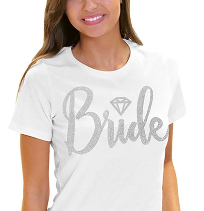 Bride Diamond Rhinestone Tshirt