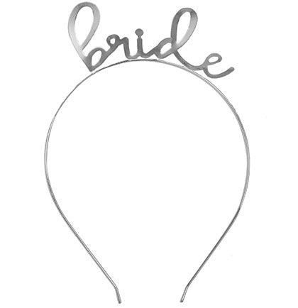 Lovely Bride Silver Headband