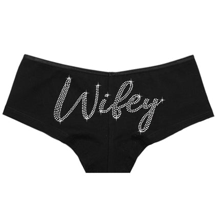 Wifey Crystal Cheeky Panty •