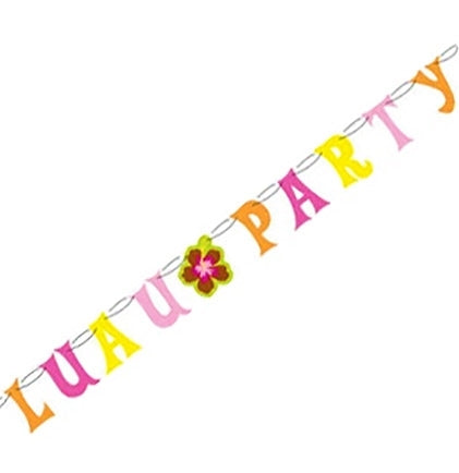 Luau Party Banners - Set of 2