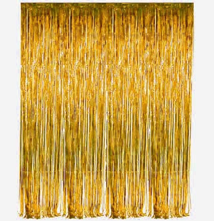 Gold Fringe Curtain