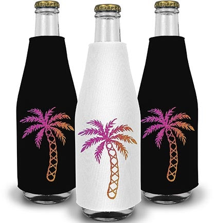 Ombre Palm Tree Bottle Cooler