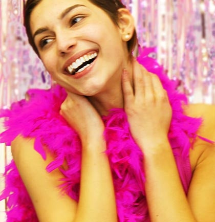 Fluffy Feather Boa 6ft: Magenta Pink