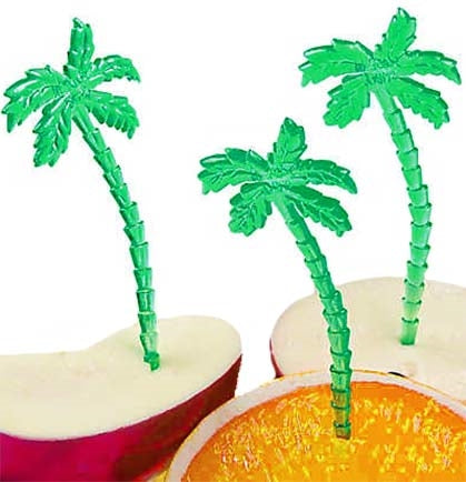 Palm Tree Picks - Set of 72