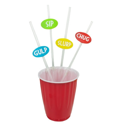 Party Time Straws - Set of 12
