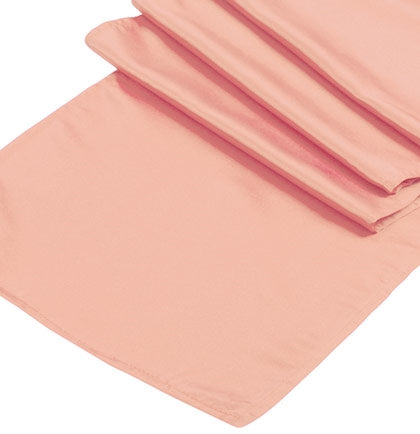 Our 14"x108" Rose Gold Table Runner is perfect to add some glam to the tables.