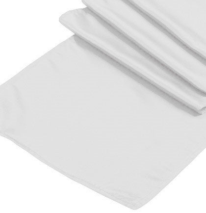 This 14"x108" silver satin table runner will work perfectly with many bachelorette party or bridal shower themes.