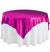 Hot Pink Satin Table Topper