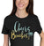 Ombre Cheers Beaches Palm Tree Tee