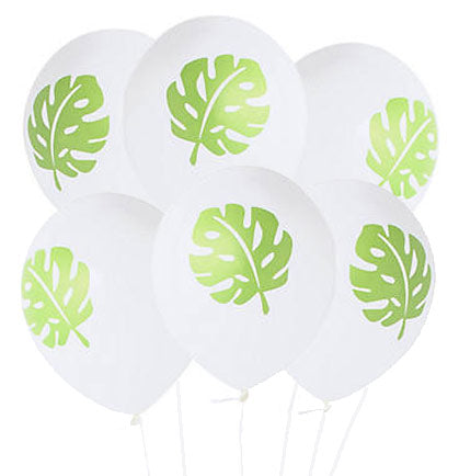 Leaf Party Balloons - Set of 12