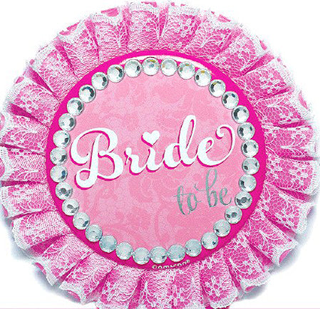 Deluxe Bride to Be Button - 4"