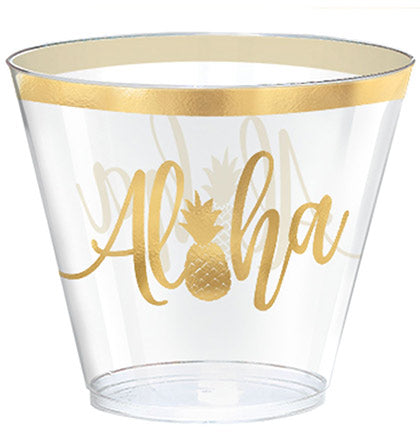 Aloha Plastic Tumbler - Set of 30