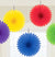 These Rainbow Hanging Fans will be fabulous for a bachelorette party, pride party or any LGBTQ+ party. The set of five tissue fans come with one purple, yellow, red, green and blue 6" fan. 