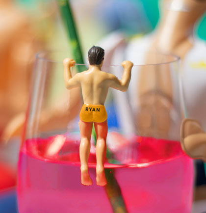 Bachelorette Mixed Drink Dudes - Set of 6