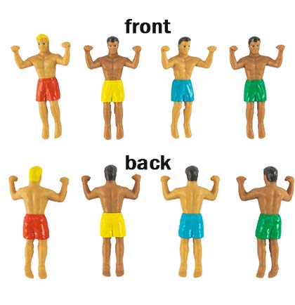 Hunks In Trunks Drink Dudes - Set of 4