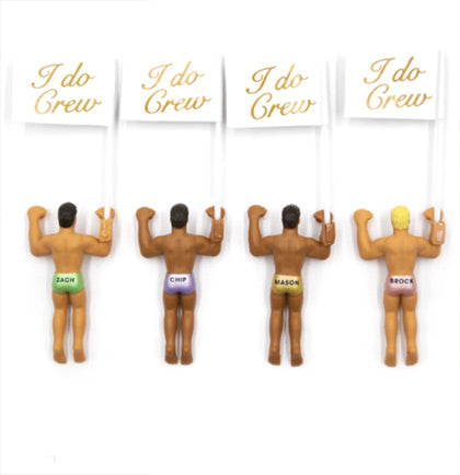 I Do Crew Drink Dudes - Set of 4