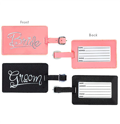 Bride & Groom Luggage Tags