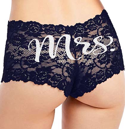 Silver Mrs. Lace Panty