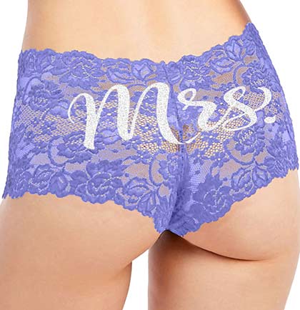Silver Mrs. Lace Panty