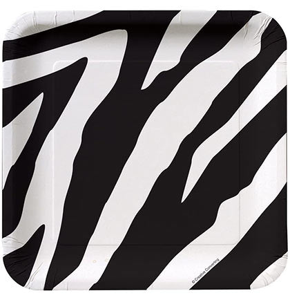 Zebra Print Plates